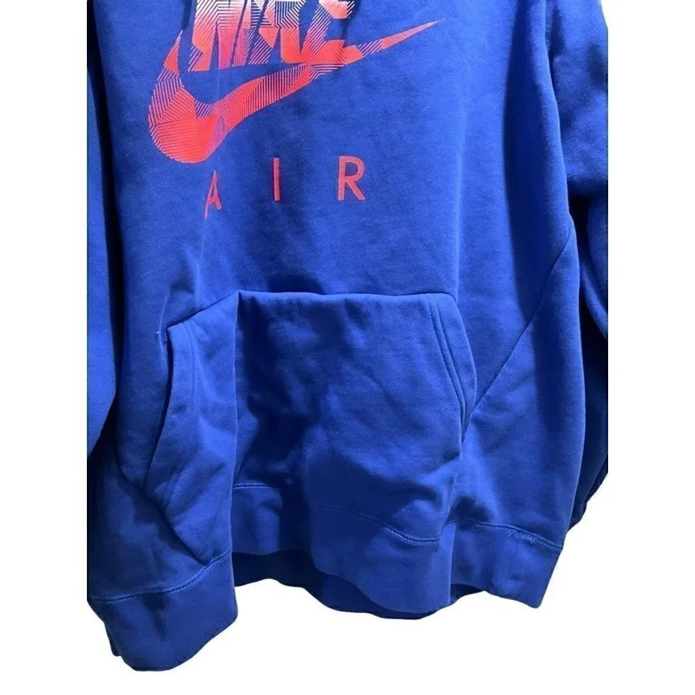Nike‎ Air Fleece Men’s Pullover Hoodie Size 2XL Blue